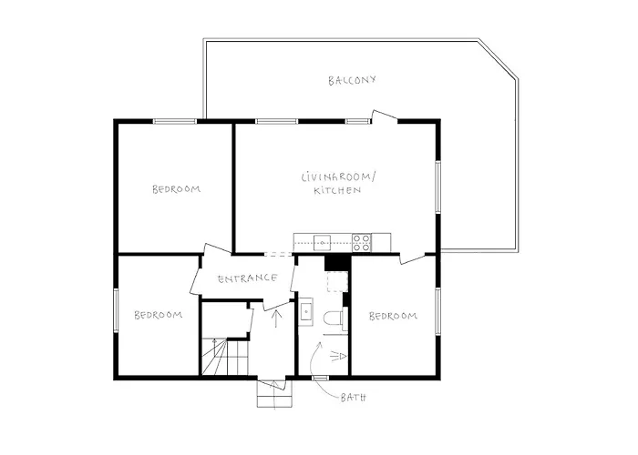 شقة Odda Living - 3br & 1br - A3 Tokheim